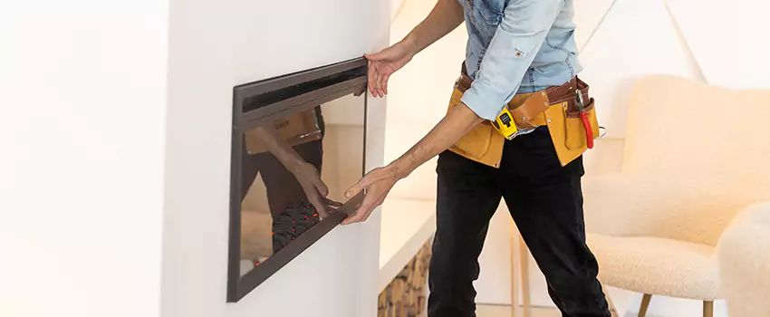 Metal Fireplace Installation in South Euclid, Ohio