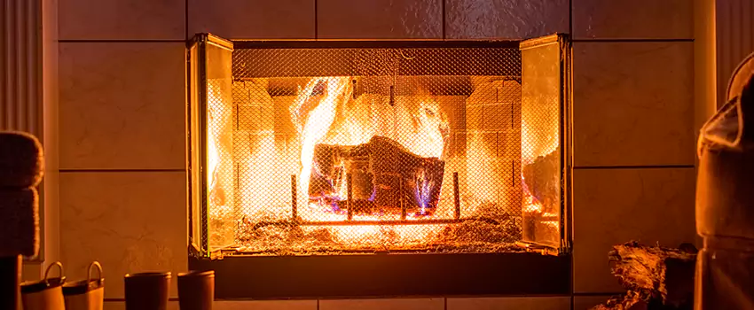Mendota Hearth Landscape Fireplace Installation in South Euclid, Ohio