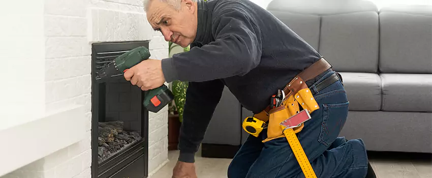 New Indoor Fireplace Installation in South Euclid, Ohio
