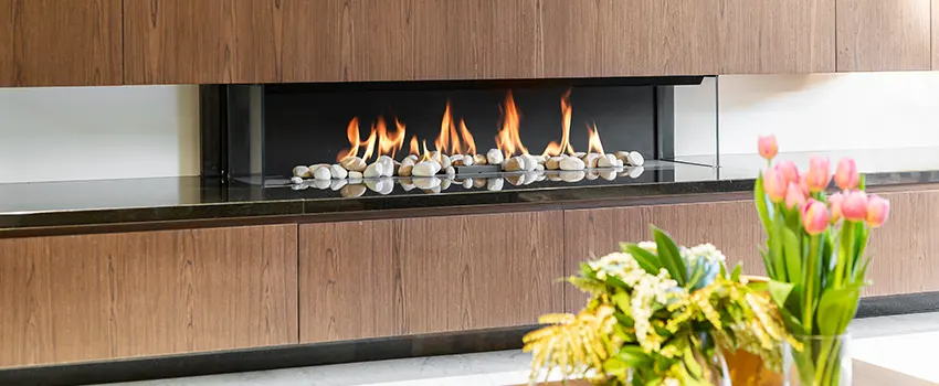 Double-height Fireplace Design Refurbishment in South Euclid, Ohio