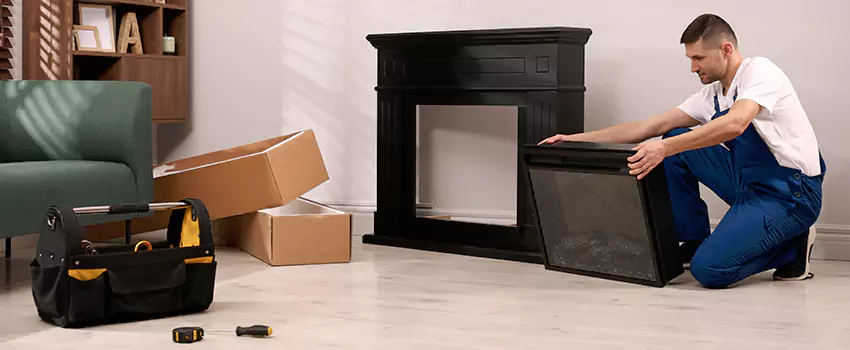 Old Rusted Metal Fireplace Repair And Replacement in South Euclid, OH